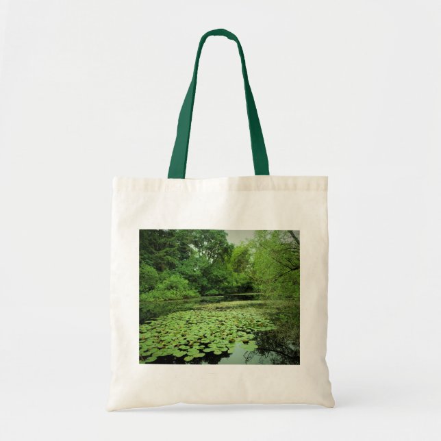Lily Pads on the Pond Tote Bag (Front)