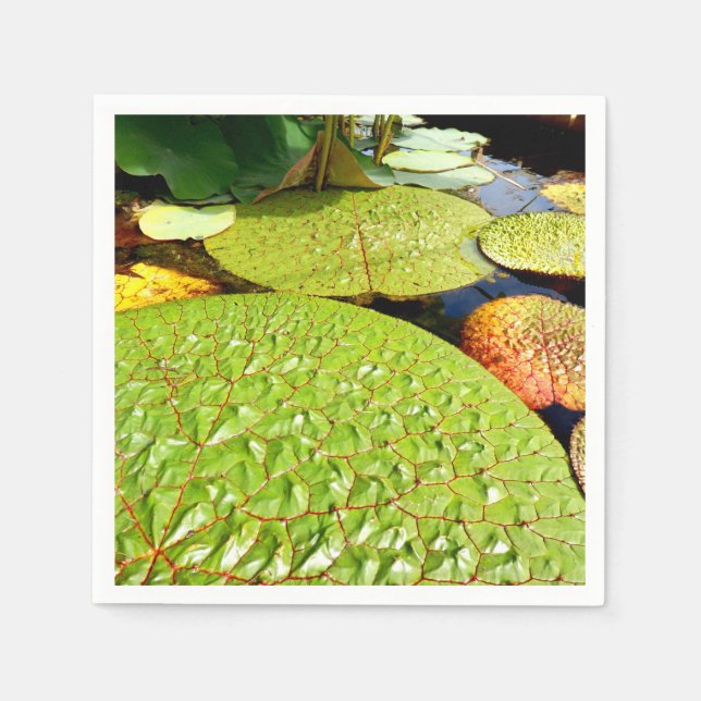 Lily Pads Paper Napkins (Front)