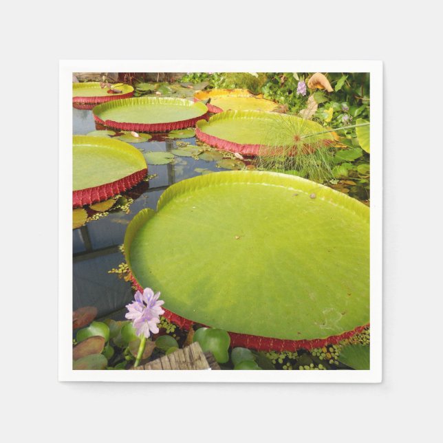Lily Pads Paper Napkins (Front)