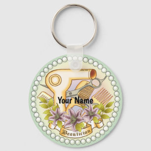 Lily Pearl Beautician keychain