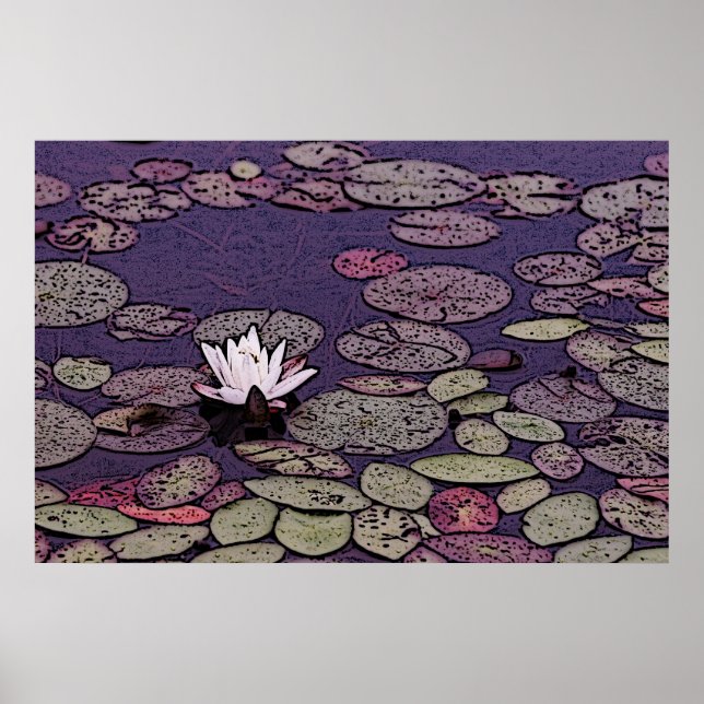 lily pond canvas print (Front)