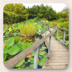 Lily Pond Hard Plastic Coaster