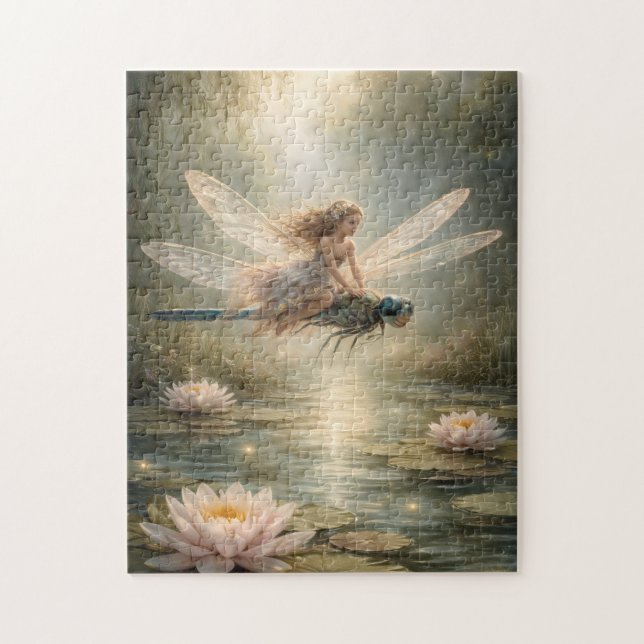 Lily Pond Magic Jigsaw Puzzle (Vertical)