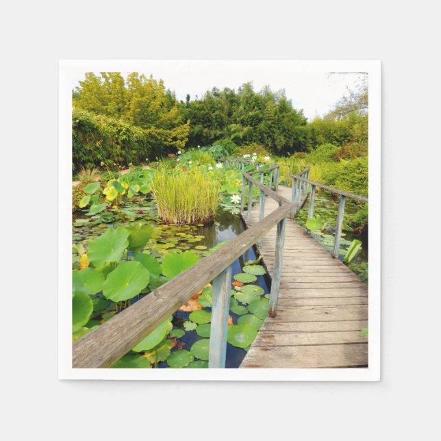 Lily Pond Paper Napkins (Front)