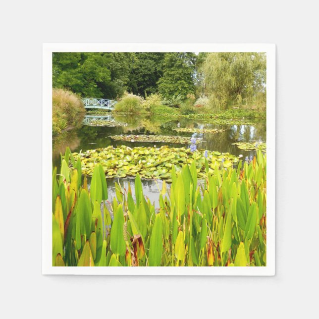Lily Pond Paper Napkins (Front)