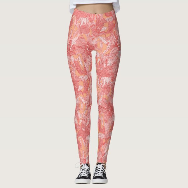 lily salsa apricot leggings (Front)
