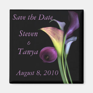 Lily Save the Date Magnet