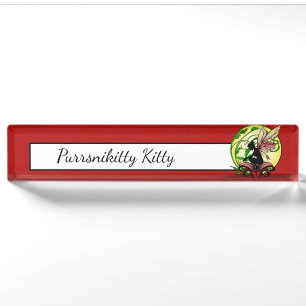 Lily Shadow Fairy Nameplate