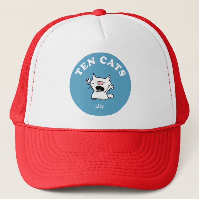 Lily - TEN CATS hat (Front)