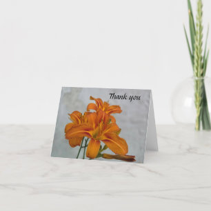 Lily Thank You Card