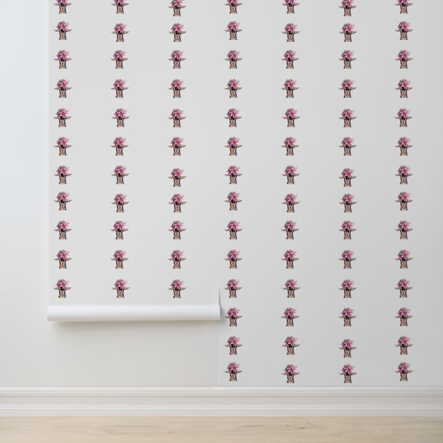 Lily the Goat Peel & Stick Wallpaper (Application)