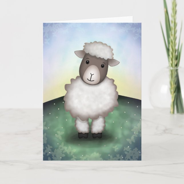 Lily the Lamb - Greeting Card (Front)