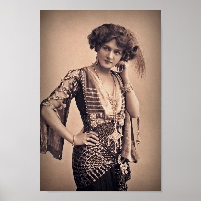 Lily Vintage Movie Star Poster (Front)