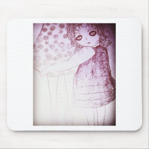 Lily was a little girl mouse mat