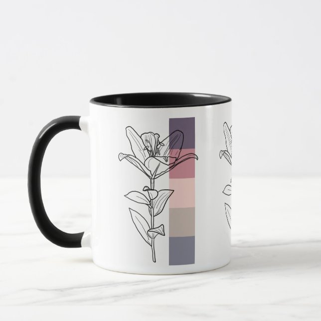 Lily with Colour Palette Mug (Left)