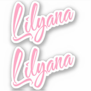 Lilyana name x2