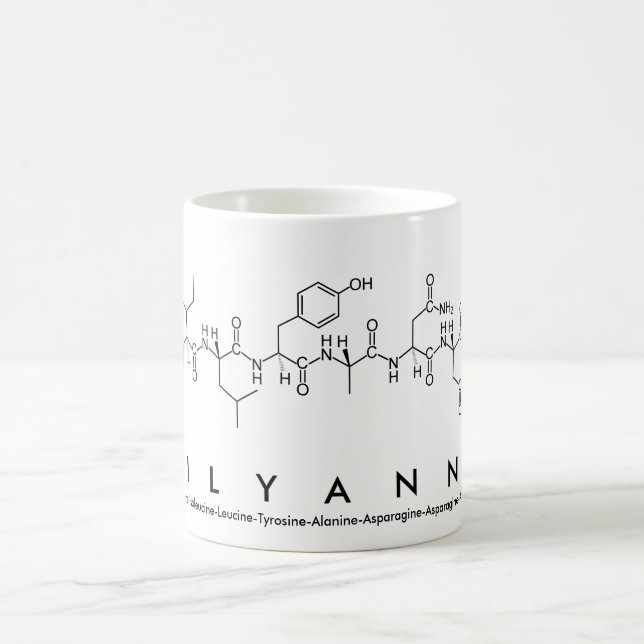 Lilyanna peptide name mug (Center)