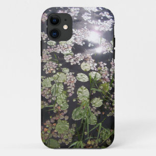 Lilypads on Sunlit Lake Photograph iPhone 11 Case