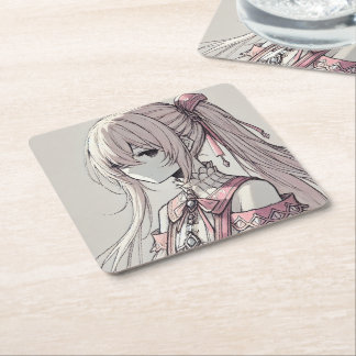 Lily's Daily 002 Square Paper Coaster