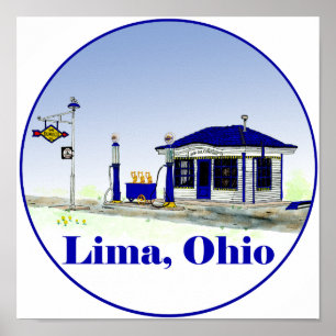 Lima, Ohio Poster