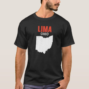 LIMA Ohio USA State America Travel Ohioan T-Shirt