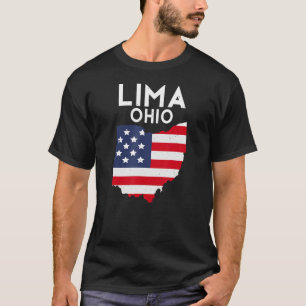 Lima Ohio USA State America Travel Ohioan T-Shirt