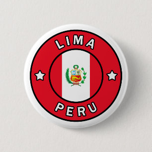 Lima Peru 6 Cm Round Badge
