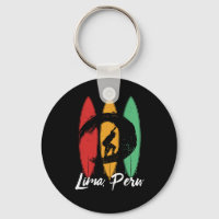 Lima Peru Beach Vintage Retro Surfing