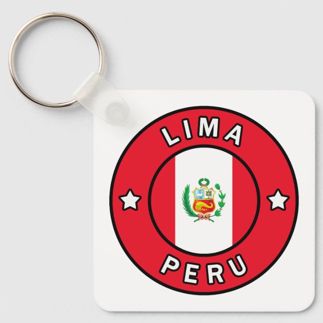 Lima Peru Key Ring (Front)