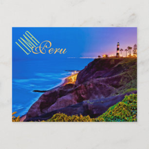 Lima, Peru, Miraflores District, S.A. Postcard