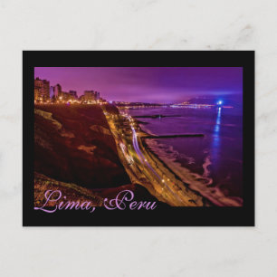 Lima, Peru, Miraflores District, S.A. Postcard