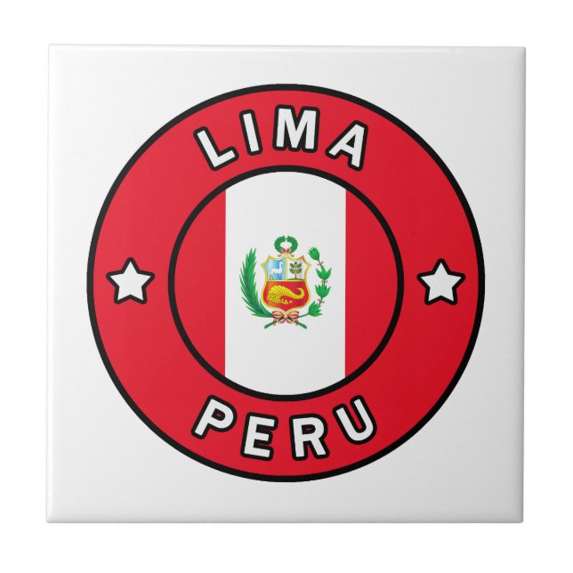 Lima Peru Tile (Front)