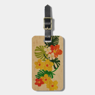 Limahuli Garden Hawaiian Surfboard Luggage Tags