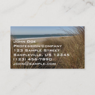 Limantour Beach at Point Reyes National Seashore I Business Card