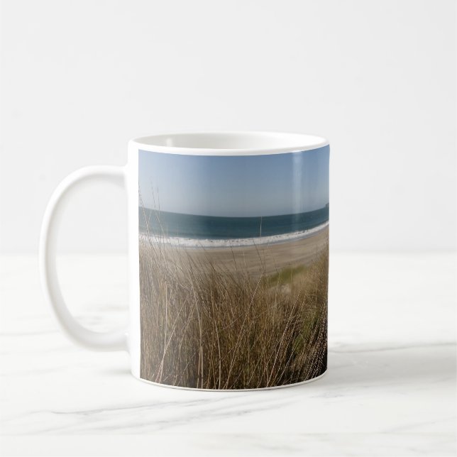 Limantour Beach at Point Reyes National Seashore I Coffee Mug (Left)