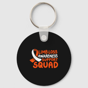 Limb Loss Awareness Support Squad Graphic Art Key Ring