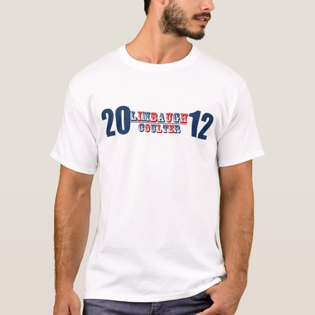 Limbaugh/Coulter 2012 T-Shirt (Front)