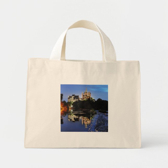 Limburg Dom zur blauen Stunde Mini Tote Bag (Front)
