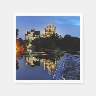 Limburg Dom zur blauen Stunde Napkin
