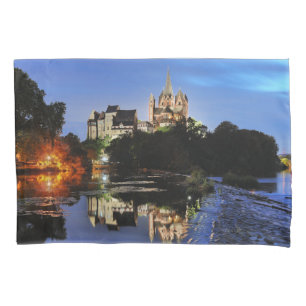 Limburg Dom zur blauen Stunde Pillowcase