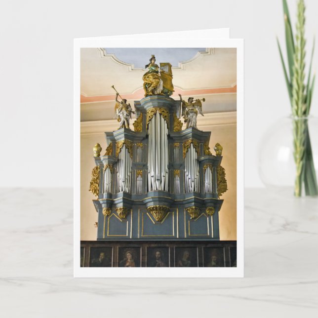 Limburg, Germany organ card (vertical) (Front)