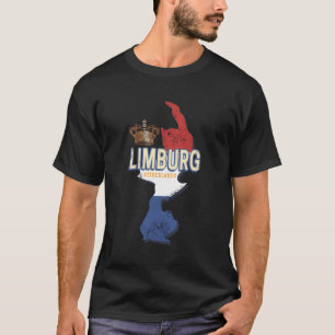 Limburg Netherlands Map Dutch T-Shirt