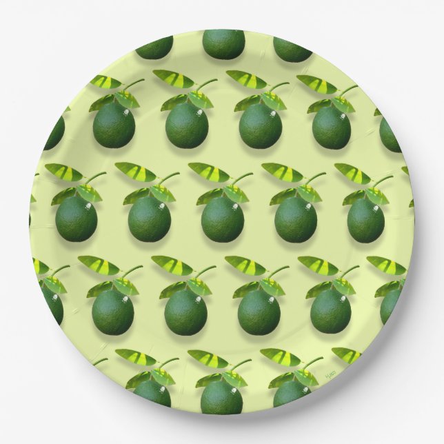 Lime-a-licious Paper Plate (Front)