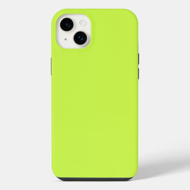 Lime Abstract Background iPhone Case (Back)