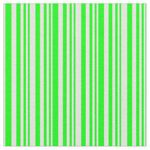Lime and Beige Stripes/Lines Pattern Fabric