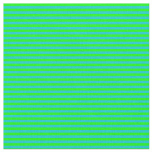 Lime and Dark Turquoise Coloured Lines Fabric