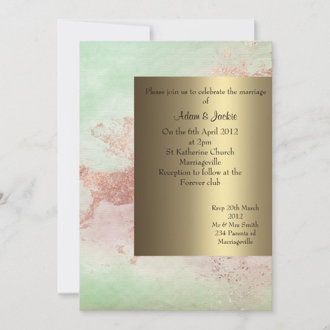 Lime and earth colours wedding invitation new desi (Front)