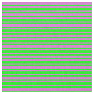 Lime and Orchid Coloured Striped/Lined Pattern Fabric