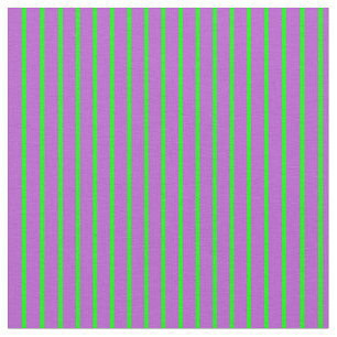 Lime and Orchid Striped/Lined Pattern Fabric