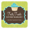 Lime and Turquoise Bakery Packaging Stickers